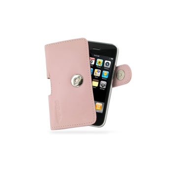 Apple iPhone 3G, 3GS PDair Ledertasche - Rosa