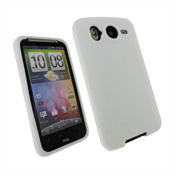 HTC Desire HD iGadgitz Silikon H&uuml;lle - Wei&szlig;