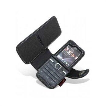 Nokia 6730 Classic Executive Leder Tasche - Schwarz