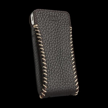 iPhone 4 / 4S Sena Sarach UltraSlim Leder Tasche - Braun / Beige