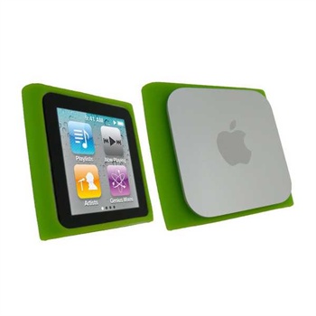 iPod Nano 6G 8GB / 16GB iGadgitz Silikone Tasche - Gr&uuml;n