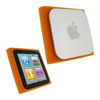 iPod Nano 6G 8GB / 16GB iGadgitz Silikone Tasche - Orange