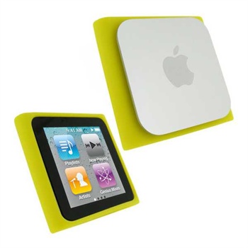iPod Nano 6G 8GB / 16GB iGadgitz Silikone Tasche - Gelb