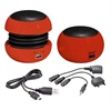 Aktiver Mini Lautsprecher - SOUNDBALL ROT