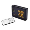 4K Ultra HD 3 zu 1 HDMI Umschalter mit Fernbedienung