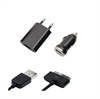 Ladeger�t Set 3-in-1 - iPhone, iPhone 3G, 3GS, iPhone 4, 4S, iPod - Schwarz
