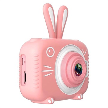 Tierform Kinder 20MP Digitalkamera X5 - Kaninchen / Pink
