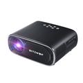 BlitzWolf BW-V4 1080p LED Projektor mit WiFi, Bluetooth - Schwarz