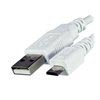 Dinic USB 2.0 / Micro USB Kabel - Wei� - 0,5m