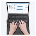 Dux Ducis Samsung Galaxy Tab S7/S8 Bluetooth Tastaturhülle - Schwarz