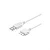 Goobay USB Datenkabel - iPad, iPhone 4, 4S, iPhone 3G, 3GS, iPod - Weiss