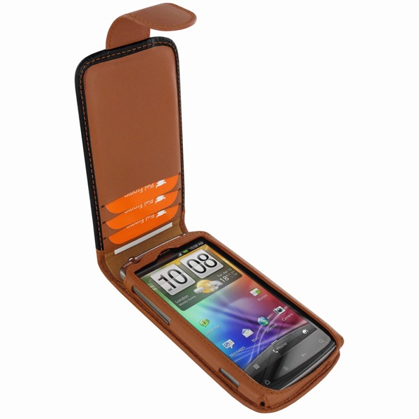 Чехол Piel Frama для HTC Sensation Magnetic, красный. Чехол Piel Frama для HTC Sensation Magnetic, красный.