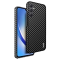 Samsung Galaxy A54 5G Imak Ruiyi Hybrid Hülle - Karbonfaser - Schwarz