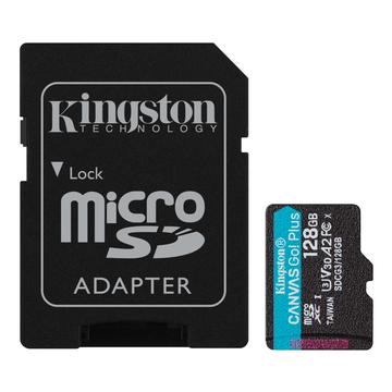 Kingston Canvas Go! Plus microSDXC-Speicherkarte mit Adapter SDCG3/128GB - 128GB