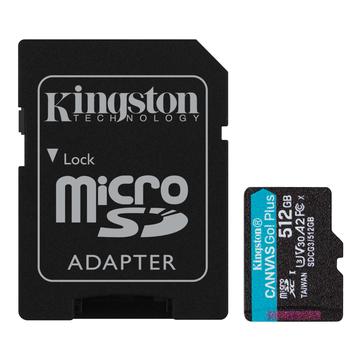 Kingston Canvas Go! Plus microSDXC-Speicherkarte mit Adapter SDCG3/512GB