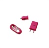 Konkis Ladeger�t Satz - iPhone 3G, 3GS, iPhone 4, 4S, iPod, iPad - Rosa