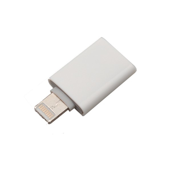 Lightning / Micro USB Adapter iPhone 5 / 5S, iPod Touch 5G Weiß