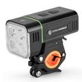 Phone Power Bank Flashlight 5000mAh Ultraleichte Fahrradlampe 1800Lm USB Wiederaufladbare Fahrradlampe - Schwarz