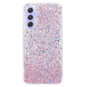 Samsung Galaxy A54 5G Glitter Flakes TPU Hülle