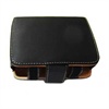 TomTom One 2G / 3G Leder Tasche - Schwarz / Braun