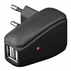 Reiseladeger�t - Dual USB Port - Schwarz