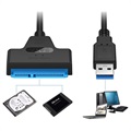 USB 3.0 SATA III Adapterkabel W25CE01 - Schwarz