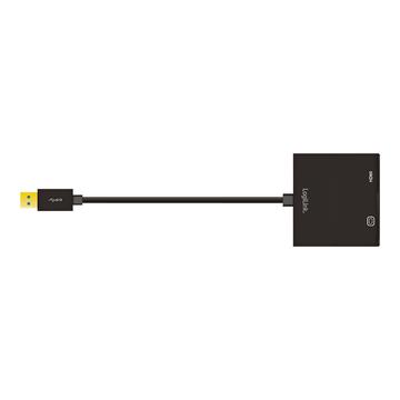 LogiLink UA0234 USB/VGA/HDMI-Adapter - Schwarz