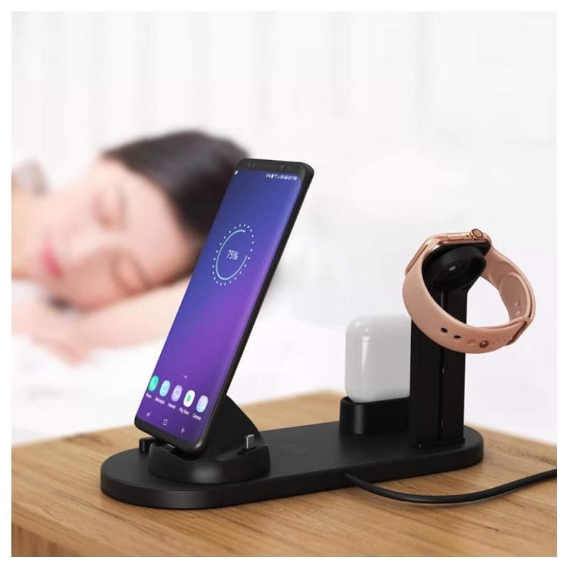 Qi Dockingstation für iPhone, AirPods & Apple Watch