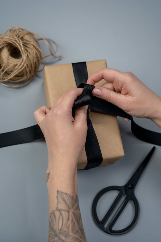 Einpackung Geschenke einpacken