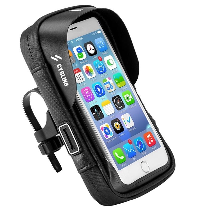 Universeller Fahrradcase und Handyhalter Wasserdichte Fahrradtasche und Halter