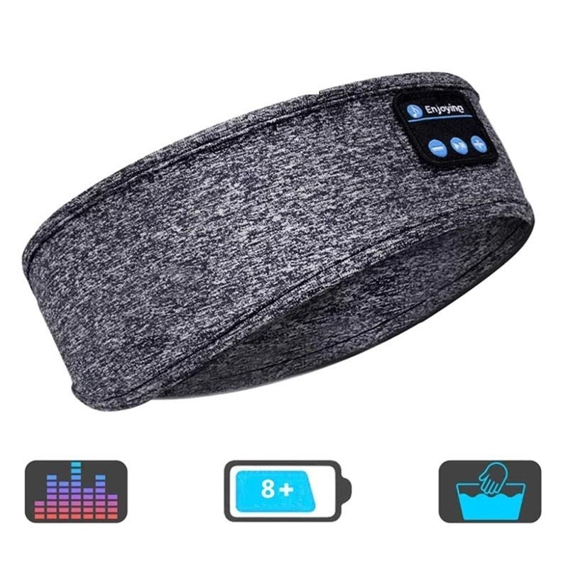 Bluetooth Kopfband mit Kopfhörer Sport-Stirnband mit BT-Kopfhörer
