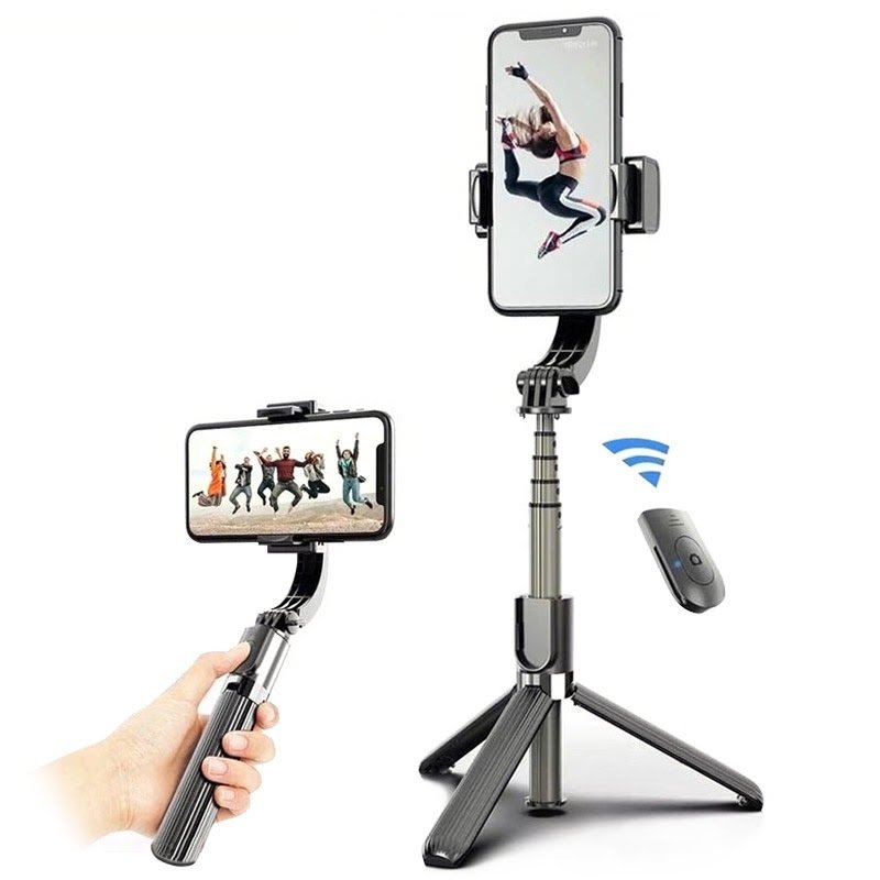 Selfie-Stick mit Gimbal Stabilisator und Tripod Ständer