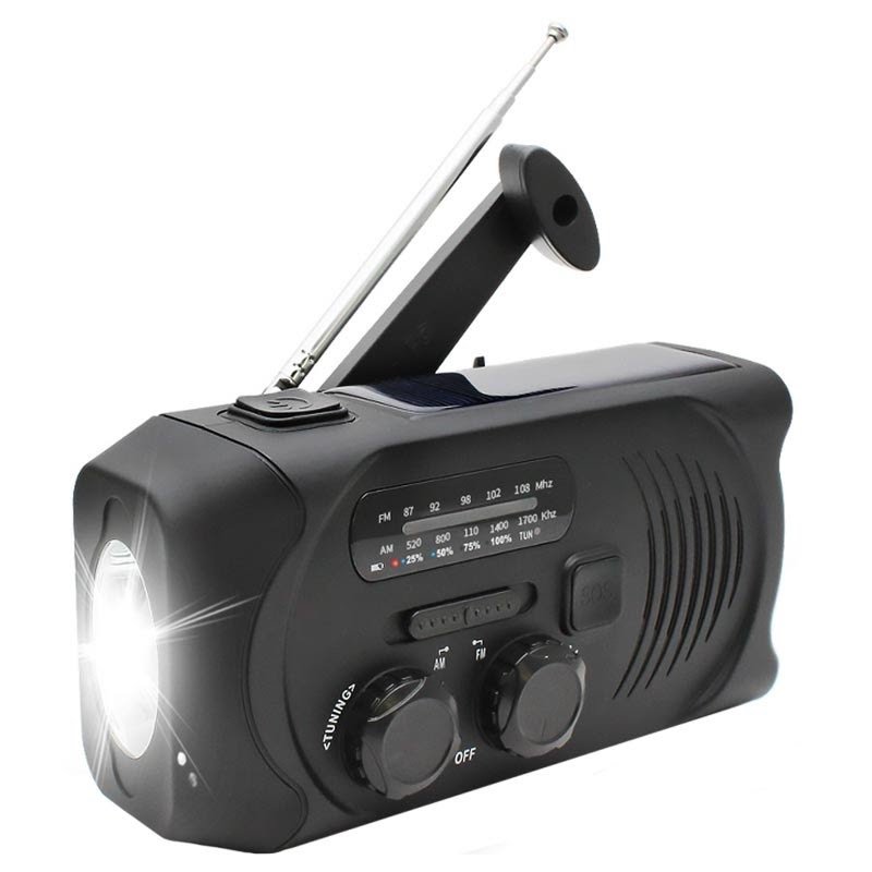 SiGN Solar-Powerbank und Radio Powerbank mit Solarzellen und Radio von SiGN