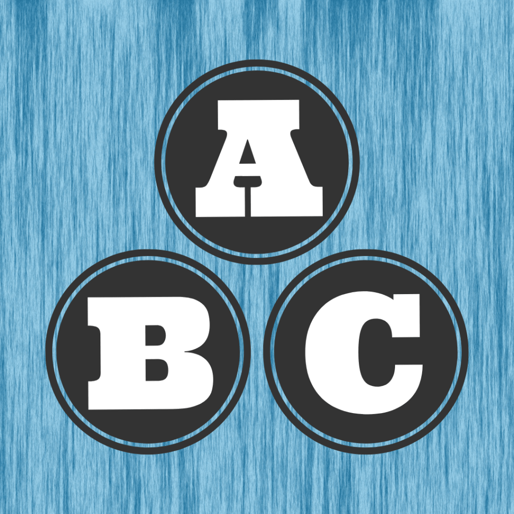 A, B & C