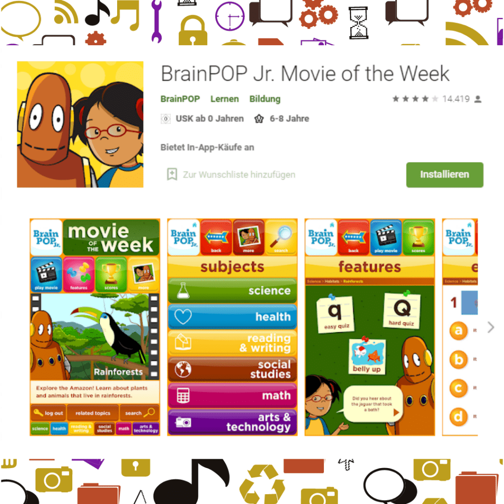 BrainPOP Lern-App