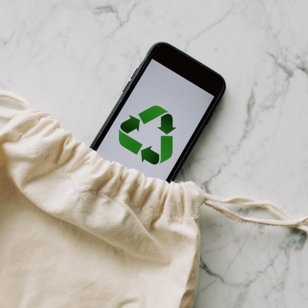 Ein Handy zum Recyceln