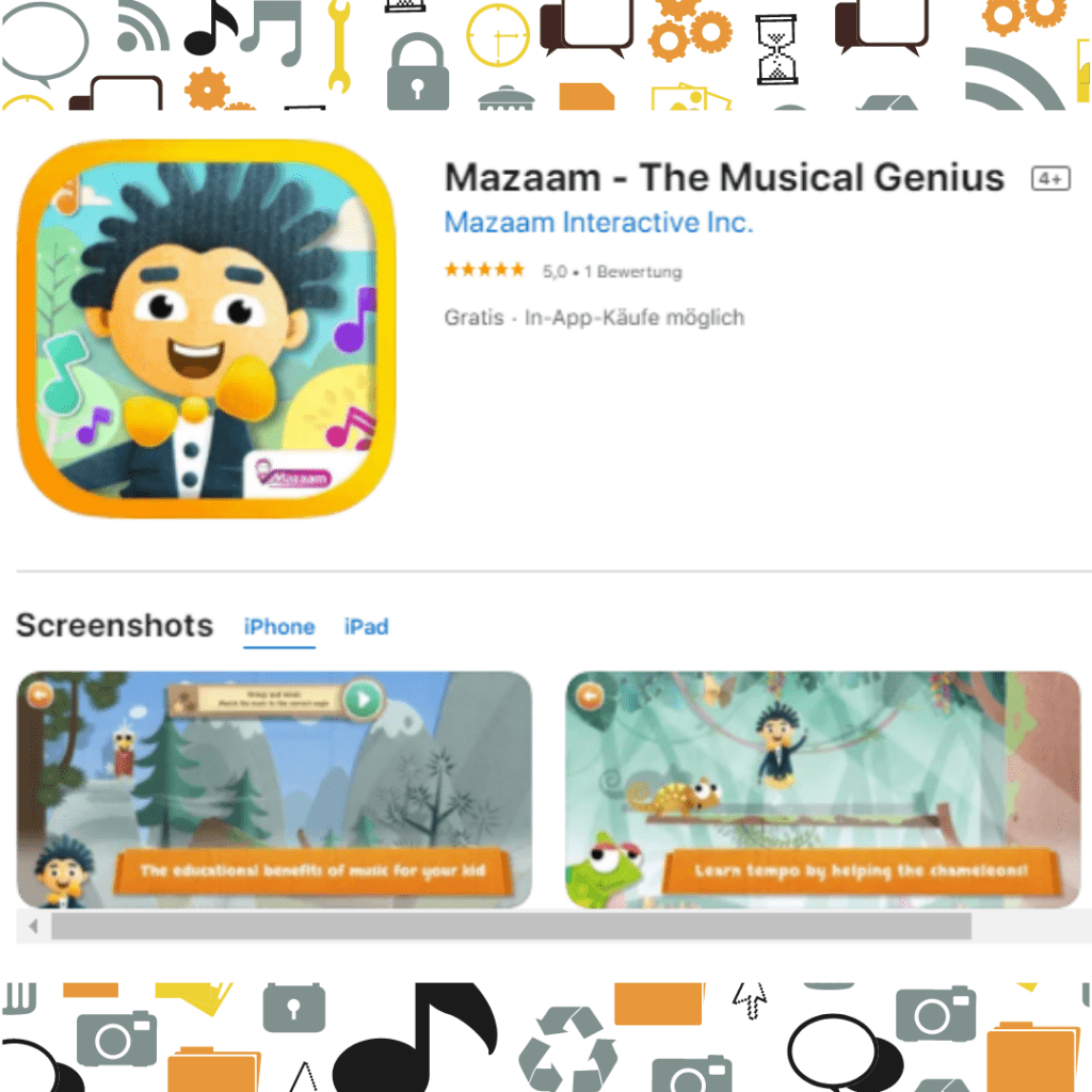 Mazaam-App für Kinder