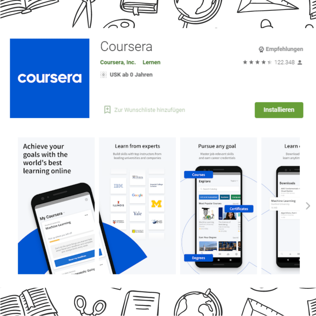 Coursera Lern-App