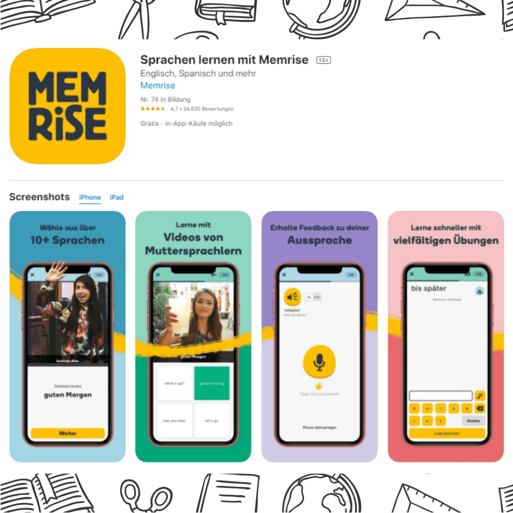 Memrise Sprachlern-App