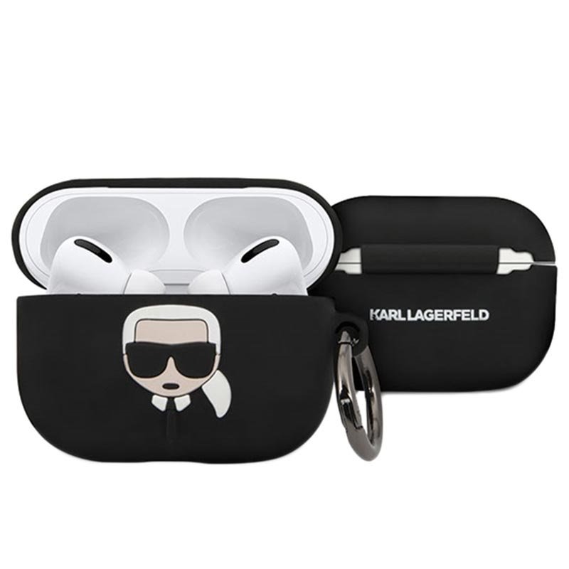 AirPods Pro Silikon Case mit Karl Lagerfeld Logo