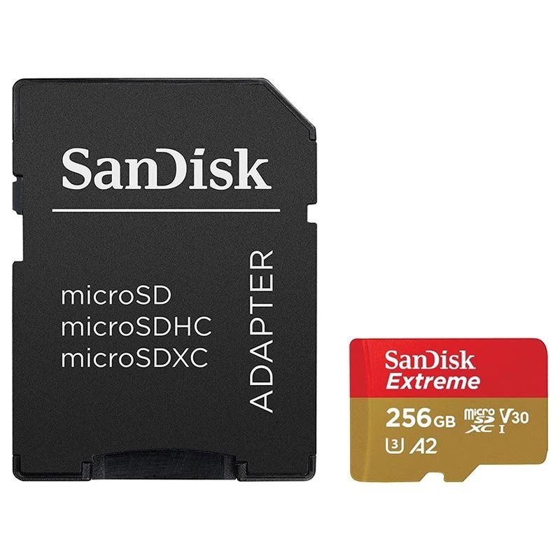 SanDisk Extreme MicroSDXC 256GB Karte