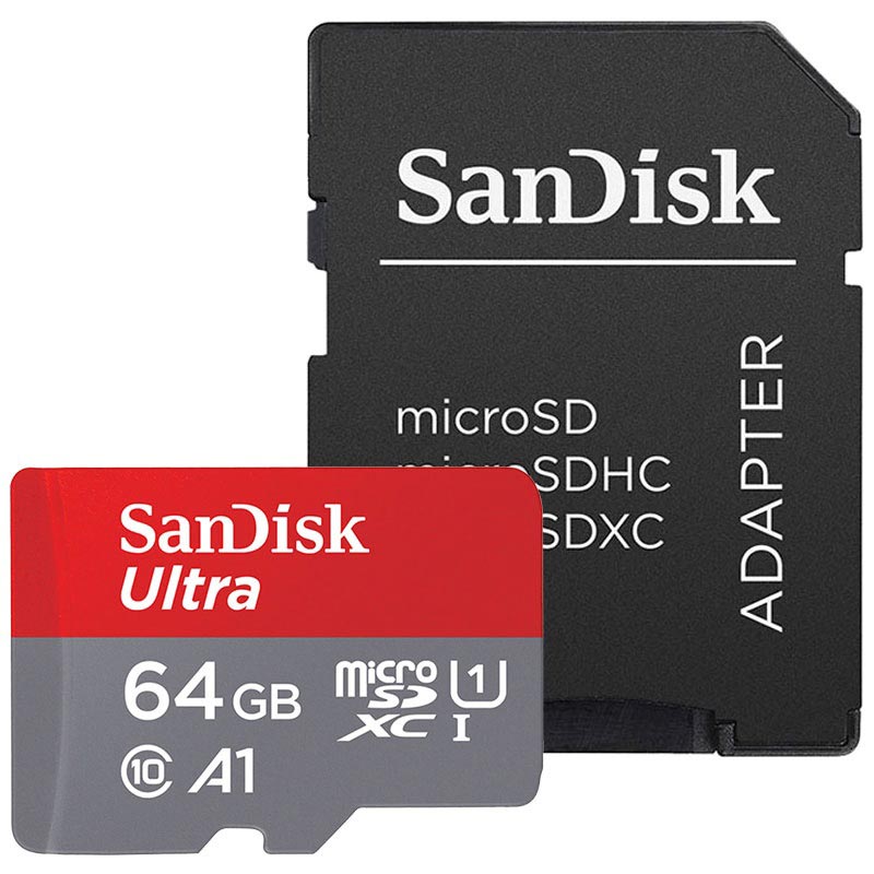 SanDisk Ultra MicroSDXC Speicherkarte SanDisk Ultra MicroSDXC 64GB Speicherkarte