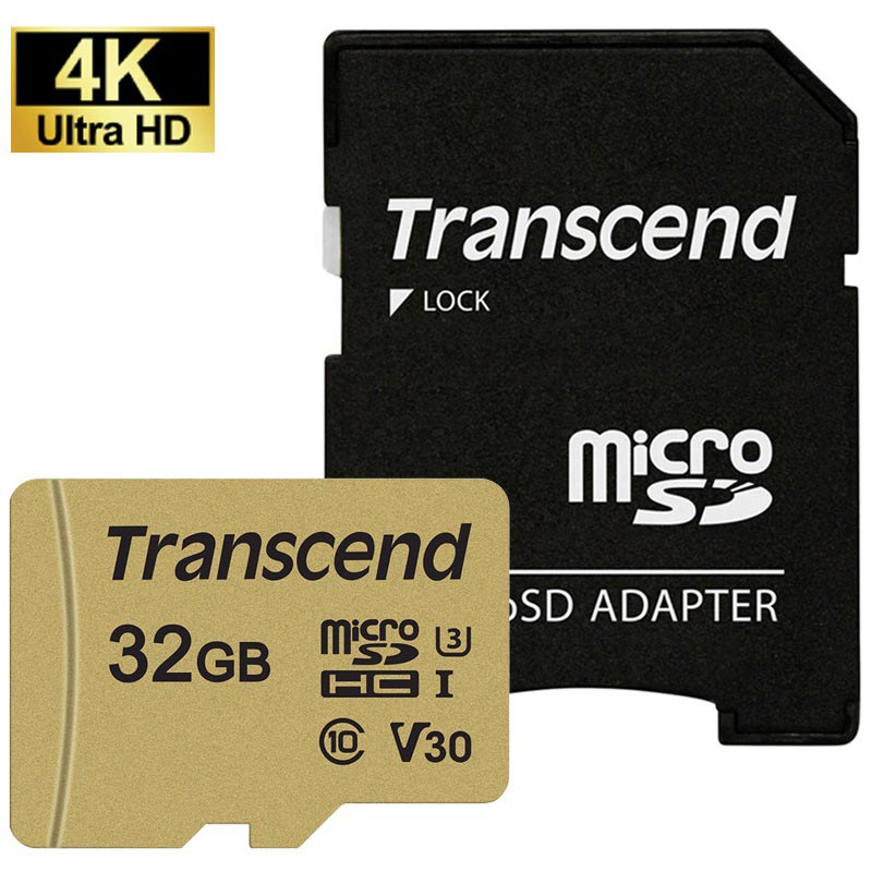 Transcend 500S MicroSDHC/MicroSDXC-Speicherkarte Speicherkarte von Transcend