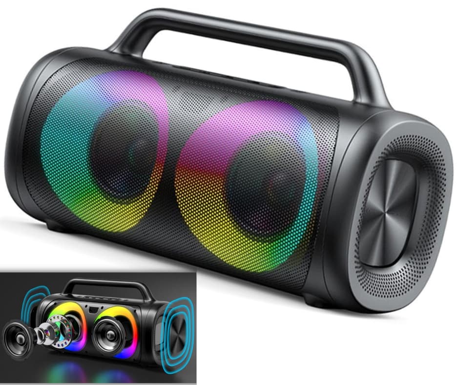 Bluetooth Lautsprecher mit RGB LED Leuchten von Joyroom