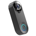 1080p WiFi Smart Türklingel mit Nachtsicht W3 - Schwarz