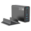 135W GaN-Desktop-Ladegerät / 6-Port-Hochgeschwindigkeits-Ladestation - 3x USB-C, 3x USB-A