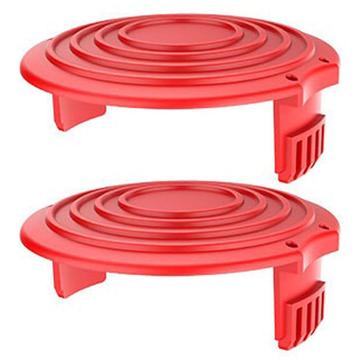 2 Stk. RS0011 Ersatzspulenkappe für Black & Decker Rasenmäher