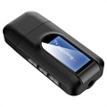2-in-1 Bluetooth-Audio-Adapter mit LCD-Display RT11 - Schwarz
