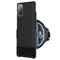 2-in-1 Abnehmbares Samsung Galaxy S20 FE Sportarmband - Schwarz