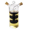 2-in-1 Glas-Öl- und Essigspenderflasche - 350ml/80ml Inhalt - BPA-frei
